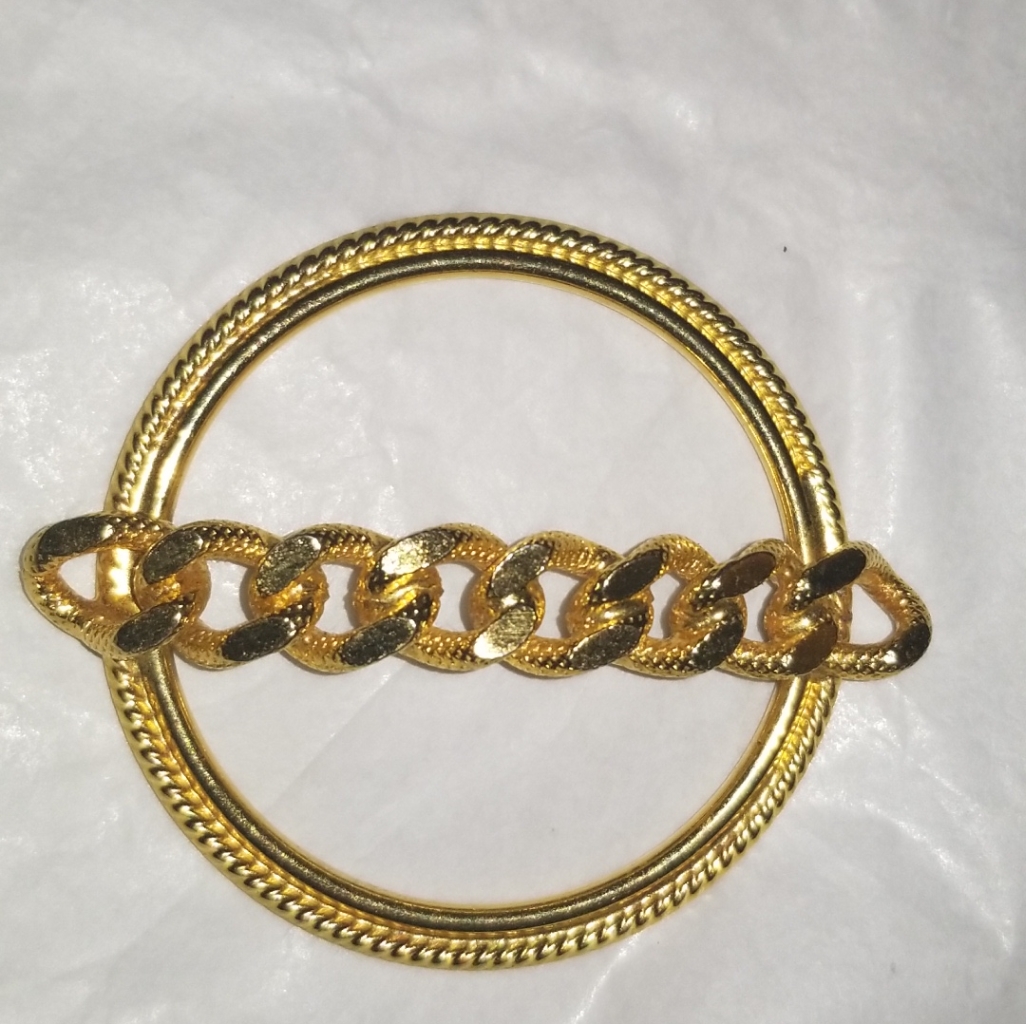 Rare Vintage 1940s Vogue Jewelry Scarf Ring
